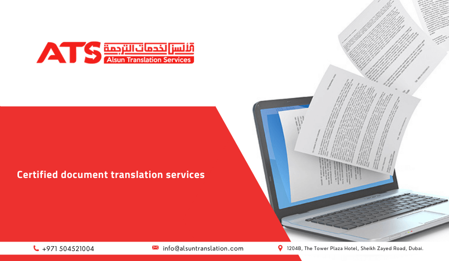Certified Document Translation Services